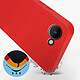 Avis Avizar Coque pour Realme C30 Silicone Semi-rigide Finition Soft-touch Fine  rouge