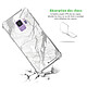 Avis LaCoqueFrançaise Coque Samsung Galaxy S9 anti-choc souple angles renforcés transparente Motif Marbre gris