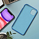 Avis Avizar Coque iPhone 11 Silicone Semi-rigide Mat Finition Soft Touch Bleu foncé