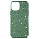 Avizar Coque iPhone 14 Paillette Amovible Silicone Semi-rigide Vert Coque à paillettes spécialement conçue pour votre Apple iPhone 14