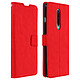 Avizar Housse OnePlus 8 Étui Folio Porte-carte Fonction Support Vintage Rouge - Pochette de protection spécialement conçue pour le One Plus 8