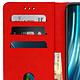 Avizar Étui Xiaomi Redmi Note 8 Pro Housse Porte-cartes Fonction Support rouge pas cher