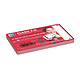 Avis OXFORD Paquet de 32 Fiches Bristol flashcards 2.0 Non Perforées 75x125 mm A7 ligné rouge