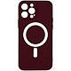 Avizar Coque MagSafe pour iPhone 14 Pro Soft Touch Finition Mate Bords Surélevés  Bordeaux Coque MagSafe conçue spécialement pour votre Apple iPhone 14 Pro