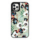 LaCoqueFrançaise Coque iPhone 12/12 Pro miroir Fleurs vert d'eau Design Coque iPhone 12/12 Pro miroir Fleurs vert d'eau Design