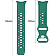 Avis Avizar Bracelet Google Pixel Watch Silicone Bicolore Souple Noir/Vert Foncé 241 mm