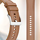 Acheter Avizar Bracelet Cuir pour Galaxy Watch 3 45mm Huawei Watch GT3 GT2 46mm Marron Clair