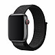 Devia Bracelet pour Apple Watch 38/40/41mm en Nylon Noir Fabriqué en nylon tissé à double épaisseur