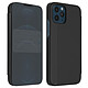 Avizar Housse iPhone 12 Pro Max Clapet translucide Design Miroir Support Vidéo noir - Housse de protection intégrale spécialement conçue pour Apple iPhone 12 Pro Max