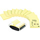 POST-IT Distributeur Z-Notes Recycling, noir/transparent Notes repositionnable