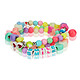 Avis Avizar Bijou de Téléphone Bracelet Perles et Coeurs 65cm Collection Smile Multicolore