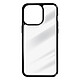 Avizar Coque pour iPhone 15 Pro Max Rigide Contour Souple Antichoc  Noir Coque protection bi-matière de la série Solid Frame pour protéger efficacement votre iPhone 15 Pro Max