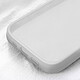 Moxie Coque pour iPhone 15 Semi-rigide Intérieur Microfibre Bords Surélevés Blanc pas cher