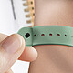 Avizar Bracelet Sport Xiaomi Mi Band 6 et 5 Silicone Premium Soft-touch Léger vert pas cher