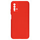Avizar Coque Xiaomi Redmi 9T Silicone Semi-rigide Finition Soft Touch Fine rouge - Coque de protection spécialement conçue pour Xiaomi Redmi 9T
