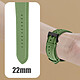 Avizar Bracelet pour Apple Watch 41mm / 40mm et 38 mm Finition Texturé  Vert Clair pas cher