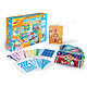JOUSTRA Kit Créatif Maxi Gommettes et Cartes d'Activités - 4000 Gommettes + 12 Cartes A5 pas cher