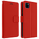 Avizar Housse Huawei Y5p Étui Folio Porte carte Support Vidéo - rouge - Etui de protection, intégral, spécialement conçu pour Huawei Y5p