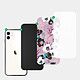 Acheter LaCoqueFrançaise Coque iPhone 12 Mini Coque Soft Touch Glossy Fleurs parme Design