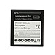 Avizar Batterie Galaxy S4 compatible d'une puissance de 2800 mAh - Noir Batterie de rechange compatible Samsung Galaxy S4 I9500/I9505/Advance