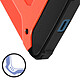 Avis Avizar Coque iPhone 13 Mini Design Relief Hybride Antichute Defender II rouge