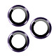 Avizar Film Caméra iPhone 14 Pro et 14 Pro Max Dureté 9H Contour Métal violet  Transparent - Film caméra en verre trempé conçu spécialement pour l'appareil photo de iPhone 14 Pro et 14 Pro Max