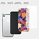 Acheter LaCoqueFrançaise Coque iPhone 6/6S Coque Soft Touch Glossy Fleurs violettes et oranges Design