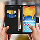 Avis Avizar Housse Samsung Galaxy A20e Étui Porte-carte Fonction Support Vidéo Dragonne Noir