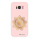 LaCoqueFrançaise Coque Samsung Galaxy S8 Silicone Liquide Douce rose pâle Mandala Or Coque Samsung Galaxy S8 Silicone Liquide Douce rose pâle Mandala Or Ecriture Tendance et Design