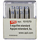 AGIPA Boîte de 5 aiguilles pour pistolet réf.101545 Standard Machine/Etiquette de prix