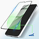 Acheter Avizar Verre Trempé pour Samsung Galaxy A25 Adhésion Totale Noir Transparent