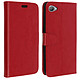 Avizar Housse HTC Desire 12 Étui folio Portefeuille Fonction Support Vidéo rouge - Pochette de protection spécialement conçue pour le HTC Desire 12, Rouge