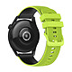 Avizar Bracelet pour Huawei Watch GT3 46mm Silicone BiColore Texturé Vert Citron / Noir - Bracelet bi-coloré spécifiquement conçu pour pour Huawei Watch GT3 46mm