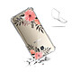Acheter Evetane Coque Samsung Galaxy S7 anti-choc souple angles renforcés transparente Motif Fleurs roses