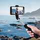 Avis Avizar Perche Selfie avec Trépied Télécommande Bluetooth Bras Extensible 68 cm - Noir