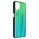 Avizar Coque Samsung Galaxy A12 Bi-matière Holographique Brillant Fine Légère Vert - Coque conçue sur mesure pour le Samsung Galaxy A12