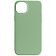Avizar Coque pour iPhone 15 Plus Silicone Semi-rigide Finition Douce au Toucher Fine  Vert pâle Coque de protection vert pâle, collection Fast Cover, spécialement conçue pour votre iPhone 15 Plus