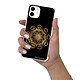 LaCoqueFrançaise Coque iPhone 12 mini anti-choc souple angles renforcés transparente Motif Mandala Or pas cher