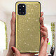 Acheter Avizar Coque Samsung Galaxy A31 Paillette Amovible Silicone Semi-rigide doré