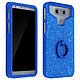 Avizar Coque Universelle smartphones de 4,5 à 4,7" Paillette Bague Support Vidéo - bleu - Coque de protection conçue pour tous les smartphones de 4,5 à 4,7 pouces, taille S