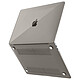 Avizar Coque Protection Antichoc Polycabonate Gris p. MacBook Air 13 2020 / 2019 / 2018 - Coque protectrice spécialement conçue pour Apple MacBook Air 13 2020 / 2019 / 2018