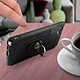 Acheter Avizar Coque Samsung Galaxy Note 10 Bi matière Rigide Souple Bague Support Vidéo Noir