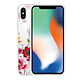 Avis Evetane Coque iPhone X/Xs silicone transparente Motif Fleurs Multicolores ultra resistant