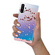 Evetane Coque Samsung Galaxy Note 10 Plus 360 intégrale transparente Motif Chute De Fleurs Tendance pas cher