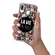 Evetane Coque Samsung Galaxy A40 anti-choc souple angles renforcés transparente Motif La Vie en Rose pas cher