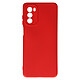Avizar Coque pour Motorola Moto G62 5G Silicone Semi-rigide Finition Soft-touch Fine  Rouge - Coque de protection spécialement conçue pour votre Motorola Moto G62 5G