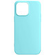 Avizar Coque pour iPhone 15 Pro Silicone Premium Semi rigide Finition Mate Douce  Turquoise - Coque série Fast Premium, conçue avec un mélange de polycarbonate et de silicone, pour votre Apple iPhone 15 Pro