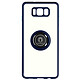 Avizar Coque pour Samsung Galaxy S8 Bi-matière Bague Métallique Support Vidéo  bleu Coque de protection avec un anneau de maintien conçue spécialement pour votre Samsung Galaxy S8