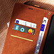 Acheter Avizar Étui Portefeuille Marron Foncé  pour Xiaomi Redmi 12C, série Bara Soft Leather