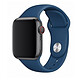 Devia Bracelet pour Apple Watch 38/40/41mm Sport Bleu Bracelet solide et doux au toucher